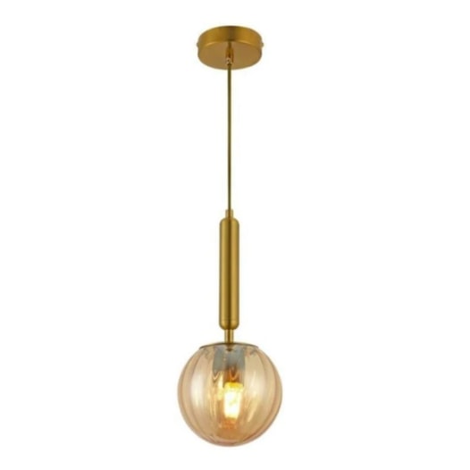 PENDENTE 15x30CM E27x1, METAL+VIDRO CHAMPAGNE | SINDORA DCD02142 PENDENTE 15x30CM E27x1, METAL+VIDRO CHAMPAGNE | SINDORA DCD02142