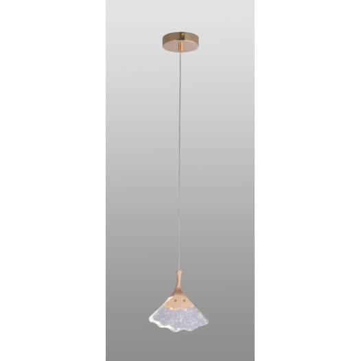 PENDENTE 18CM 5W 3500K BIVOLT METAL+CRISTAL DOURADO | SINDORA DCD02033 PENDENTE 18CM 5W 3500K BIVOLT METAL+CRISTAL DOURADO | SINDORA DCD02033