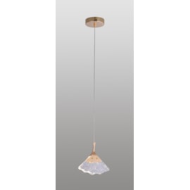 PENDENTE 18CM 5W 3500K BIVOLT METAL+CRISTAL DOURADO | SINDORA DCD02033 PENDENTE 18CM 5W 3500K BIVOLT METAL+CRISTAL DOURADO | SINDORA DCD02033