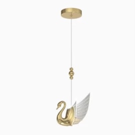 PENDENTE 22×17.5CM 6W 3000K BIVOLT METAL+ACRILICO DOURADO | SINDORA DCD00272 PENDENTE 22×17.5CM 6W 3000K BIVOLT METAL+ACRILICO DOURADO | SINDORA DCD00272