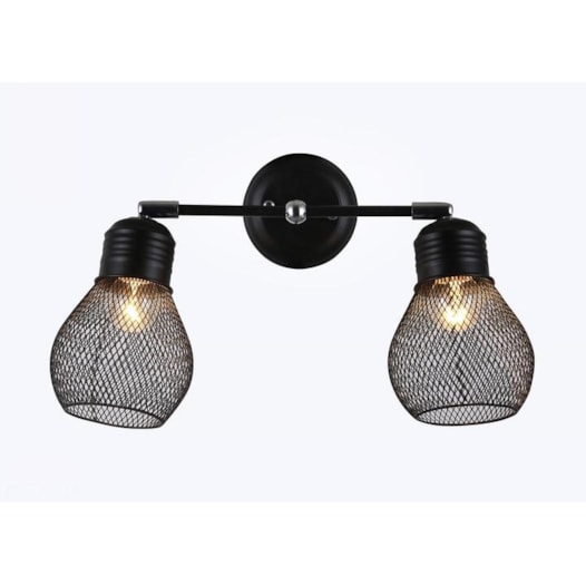 PENDENTE 24×40CM MAX. 40W E27×2, METAL PRETO | SINDORA DCD01314-2 PENDENTE 24×40CM MAX. 40W E27×2, METAL PRETO | SINDORA DCD01314-2