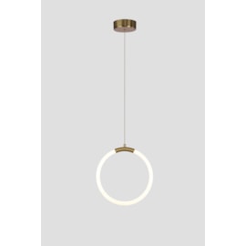 PENDENTE 25CM 10W 3000K BIVOLT METAL+ACRILICO BRONZE | SINDORA DCD01252 PENDENTE 25CM 10W 3000K BIVOLT METAL+ACRILICO BRONZE | SINDORA DCD01252