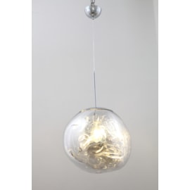 PENDENTE 28×120CM E27, METAL+VIDRO CROMADO | SINDORA DCD02017 PENDENTE 28×120CM E27, METAL+VIDRO CROMADO | SINDORA DCD02017