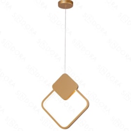 PENDENTE 29x23CM 14W 3000K 980LM BIVOLT METAL+SILICONE DOURADO | SINDORA DCD03098 PENDENTE 29x23CM 14W 3000K 980LM BIVOLT METAL+SILICONE DOURADO | SINDORA DCD03098