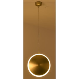 PENDENTE 30×150CM 12W 3000K BIVOLT METAL+ACRILICO DOURADO FOSCO | SINDORA DCD01704 PENDENTE 30×150CM 12W 3000K BIVOLT METAL+ACRILICO DOURADO FOSCO | SINDORA DCD01704