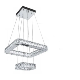 PENDENTE 30×50CM 84W 3000K 4000K 6000K 4200LM CONTROLE, BIVOLT METAL+CRISTAL | SINDORA DCD00152 PENDENTE 30×50CM 84W 3000K 4000K 6000K 4200LM CONTROLE, BIVOLT METAL+CRISTAL | SINDORA DCD00152