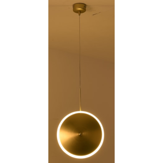 PENDENTE 40×150CM 16W 3000K BIVOLT METAL+ACRILICO DOURADO FOSCO | SINDORA DCD01705 PENDENTE 40×150CM 16W 3000K BIVOLT METAL+ACRILICO DOURADO FOSCO | SINDORA DCD01705