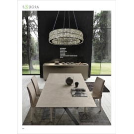 PENDENTE 45CM 96W 3000K 4000K 6000K 4800LM CONTROLE, BIVOLT METAL+CRISTAL | SINDORA DCD00161 PENDENTE 45CM 96W 3000K 4000K 6000K 4800LM CONTROLE, BIVOLT METAL+CRISTAL | SINDORA DCD00161