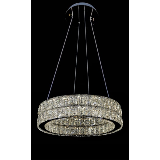 PENDENTE 45CM 96W 3000K 4000K 6000K 4800LM CONTROLE, BIVOLT METAL+CRISTAL | SINDORA DCD00161 PENDENTE 45CM 96W 3000K 4000K 6000K 4800LM CONTROLE, BIVOLT METAL+CRISTAL | SINDORA DCD00161