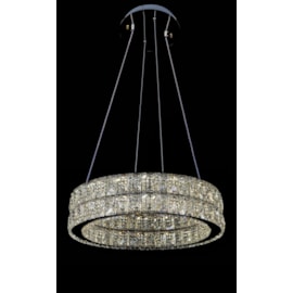 PENDENTE 45CM 96W 3000K 4000K 6000K 4800LM CONTROLE, BIVOLT METAL+CRISTAL | SINDORA DCD00161 PENDENTE 45CM 96W 3000K 4000K 6000K 4800LM CONTROLE, BIVOLT METAL+CRISTAL | SINDORA DCD00161