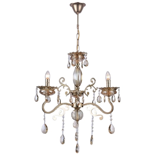 PENDENTE 45x45CM E14X3, METAL+CRISTAL DOURADO | SINDORA DCD00479-3 PENDENTE 45x45CM E14X3, METAL+CRISTAL DOURADO | SINDORA DCD00479-3