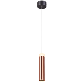 PENDENTE 5×20×150CM 7W 3000K BIVOLT METAL+ACRILICO BRONZE | SINDORA DCD01131