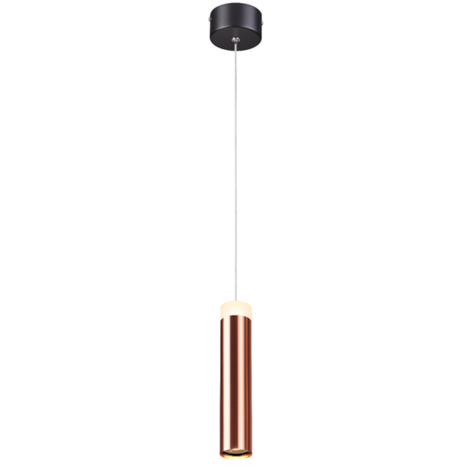 PENDENTE 5×20×150CM 7W 3000K BIVOLT METAL+ACRILICO BRONZE | SINDORA DCD01131