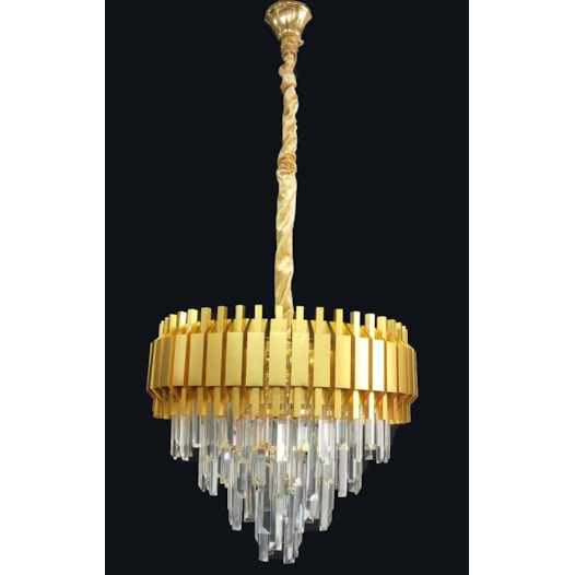 PENDENTE 50×39CM E14×7, METAL+CRISTAL DOURADO | SINDORA DCD00447 PENDENTE 50×39CM E14×7, METAL+CRISTAL DOURADO | SINDORA DCD00447