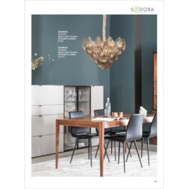 PENDENTE 50×41CM E14×5, METAL+CRISTAL DOURADO/FUME | SINDORA DCD00223 PENDENTE 50×41CM E14×5, METAL+CRISTAL DOURADO/FUME | SINDORA DCD00223