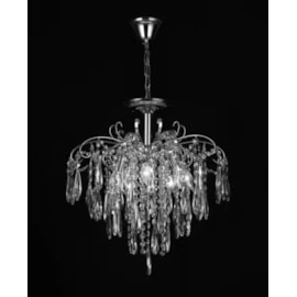 PENDENTE 50×50CM E14×5, METAL+CRISTAL CROMADO | SINDORA DCD00428 PENDENTE 50×50CM E14×5, METAL+CRISTAL CROMADO | SINDORA DCD00428