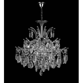 PENDENTE 50×55CM E14×5, METAL+CRISTAL CROMADO | SINDORA DCD00438 PENDENTE 50×55CM E14×5, METAL+CRISTAL CROMADO | SINDORA DCD00438