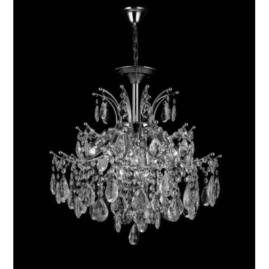 PENDENTE 50×55CM E14×5, METAL+CRISTAL CROMADO | SINDORA DCD00438 PENDENTE 50×55CM E14×5, METAL+CRISTAL CROMADO | SINDORA DCD00438