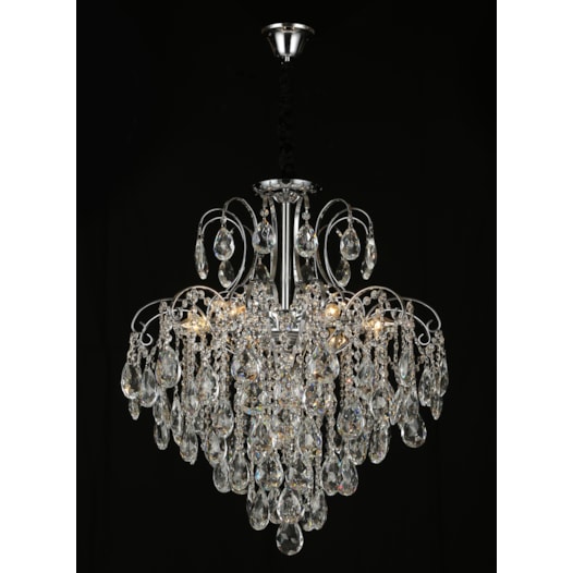 PENDENTE 50×58CM E14×5, METAL+CRISTAL CROMADO | SINDORA DCD00443 PENDENTE 50×58CM E14×5, METAL+CRISTAL CROMADO | SINDORA DCD00443