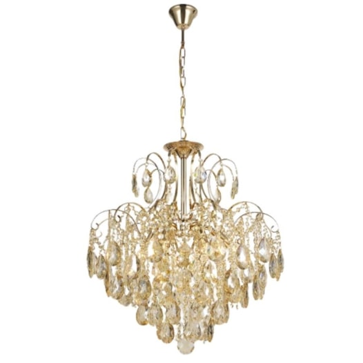 PENDENTE 50×58CM E14×5, METAL+CRISTAL DOURADO/AMBAR | SINDORA DCD00426 PENDENTE 50×58CM E14×5, METAL+CRISTAL DOURADO/AMBAR | SINDORA DCD00426