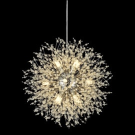 PENDENTE 50CM G9X9, METAL+CRISTAL CROMADO | SINDORA DCD00776 PENDENTE 50CM G9X9, METAL+CRISTAL CROMADO | SINDORA DCD00776