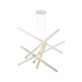 PENDENTE 6 FIT LED 48W 3000K 127/220V 860X25X28MM 5M CABO | NEWLINE 716LED3X PENDENTE 6 FIT LED 48W 3000K 127/220V 860X25X28MM 5M CABO | NEWLINE 716LED3X