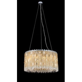 PENDENTE 60×32CM E14×12, METAL+CRISTAL DOURADO | SINDORA DCD00263 PENDENTE 60×32CM E14×12, METAL+CRISTAL DOURADO | SINDORA DCD00263