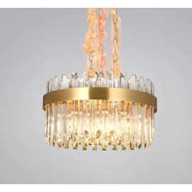 PENDENTE 60×33CM E14×15, INOX+CRISTAL BRONZE, CORRENTE: 50cm (VENDA ADICIONAL) | SINDORA DCD00217 PENDENTE 60×33CM E14×15, INOX+CRISTAL BRONZE, CORRENTE: 50cm (VENDA ADICIONAL) | SINDORA DCD00217