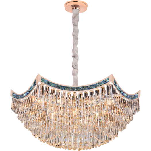 PENDENTE 60×35CM E14×12, METAL+CRISTAL DOURADO/CHAMPAGNE | SINDORA DCD00296 PENDENTE 60×35CM E14×12, METAL+CRISTAL DOURADO/CHAMPAGNE | SINDORA DCD00296