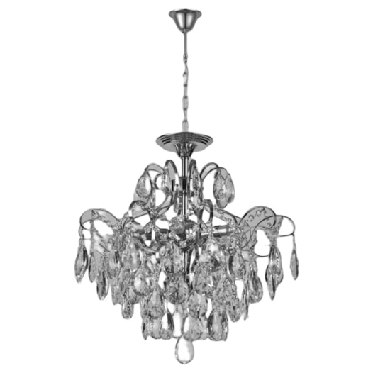 PENDENTE 60x60CM 60W E14X8, METAL+CRISTAL CROMADO | SINDORA DCD00469 PENDENTE 60x60CM 60W E14X8, METAL+CRISTAL CROMADO | SINDORA DCD00469