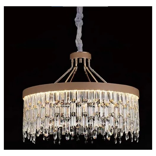 PENDENTE 60x60CM G9X12, METAL+CRISTAL DOURADO | SINDORA DCD00282 PENDENTE 60x60CM G9X12, METAL+CRISTAL DOURADO | SINDORA DCD00282