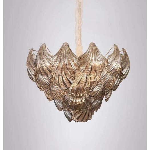 PENDENTE 65×45CM E14×8, METAL+CRISTAL DOURADO/FUME | SINDORA DCD00224 PENDENTE 65×45CM E14×8, METAL+CRISTAL DOURADO/FUME | SINDORA DCD00224