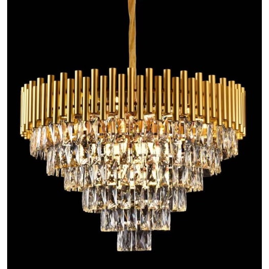 PENDENTE 72×43CM E14×15, METAL+CRISTAL DOURADO | SINDORA DCD00454 PENDENTE 72×43CM E14×15, METAL+CRISTAL DOURADO | SINDORA DCD00454