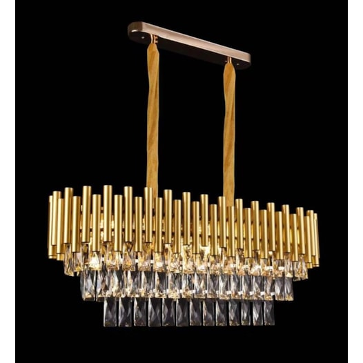 PENDENTE 76×26×28CM E14×8, METAL+CRISTAL DOURADO | SINDORA DCD00455 PENDENTE 76×26×28CM E14×8, METAL+CRISTAL DOURADO | SINDORA DCD00455