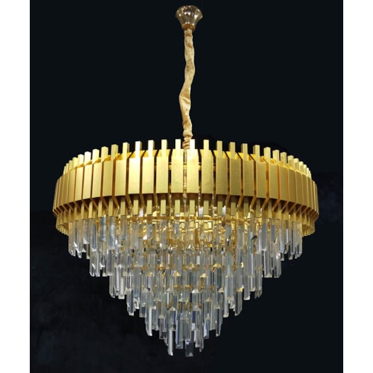 PENDENTE 80×50CM E14x15, METAL+CRISTAL DOURADO | SINDORA DCD00449 PENDENTE 80×50CM E14x15, METAL+CRISTAL DOURADO | SINDORA DCD00449