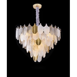 PENDENTE 80×58CM E14×21, METAL+CRISTAL DOURADO | SINDORA DCD00271 PENDENTE 80×58CM E14×21, METAL+CRISTAL DOURADO | SINDORA DCD00271