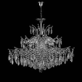 PENDENTE 80×65CM E14×9, METAL+CRISTAL CROMADO | SINDORA DCD00440 PENDENTE 80×65CM E14×9, METAL+CRISTAL CROMADO | SINDORA DCD00440