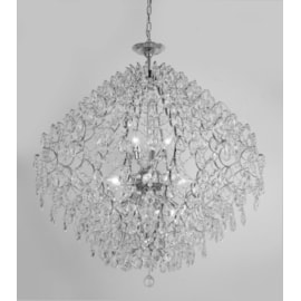 PENDENTE 80CM E14×21, METAL+CRISTAL CROMADO | SINDORA DCD00421 PENDENTE 80CM E14×21, METAL+CRISTAL CROMADO | SINDORA DCD00421