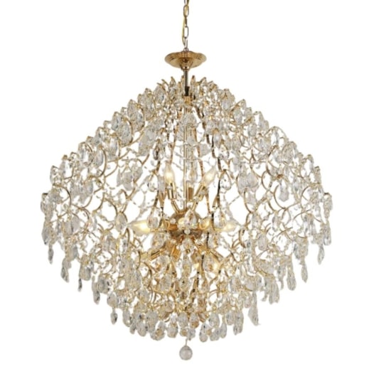 PENDENTE 80CM E14×21, METAL+CRISTAL DOURADO | SINDORA DCD00415 PENDENTE 80CM E14×21, METAL+CRISTAL DOURADO | SINDORA DCD00415
