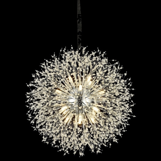 PENDENTE 80CM G9X16, METAL+CRISTAL CROMADO | SINDORA DCD00778 PENDENTE 80CM G9X16, METAL+CRISTAL CROMADO | SINDORA DCD00778