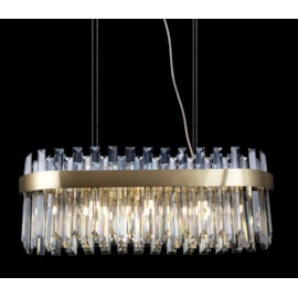 PENDENTE 90×30×33CM E14×15, INOX+CRISTAL BRONZE, CORRENTE: 50cm (VENDA ADICIONAL) | SINDORA DCD00218 PENDENTE 90×30×33CM E14×15, INOX+CRISTAL BRONZE, CORRENTE: 50cm (VENDA ADICIONAL) | SINDORA DCD00218