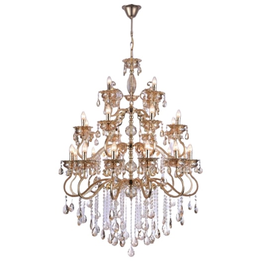 PENDENTE 95x150CM E14X24, METAL+CRISTAL DOURADO | SINDORA DCD00479-12+8+4 PENDENTE 95x150CM E14X24, METAL+CRISTAL DOURADO | SINDORA DCD00479-12+8+4