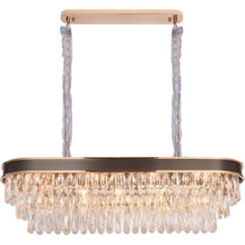 PENDENTE 97×31×33CM E14×13, METAL+CRISTAL DOURADO E PRETO | SINDORA DCD00230 PENDENTE 97×31×33CM E14×13, METAL+CRISTAL DOURADO E PRETO | SINDORA DCD00230