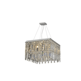 PENDENTE AMSTERDÃ METAL E CRISTAL PRATA 6XG9 | HEVVY 0647 SL-5647/H6 TR PENDENTE AMSTERDÃ METAL E CRISTAL PRATA 6XG9 | HEVVY 0647 SL-5647/H6 TR
