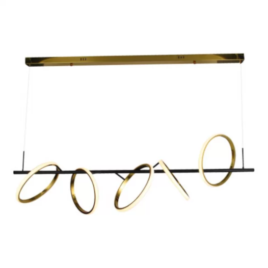 PENDENTE ANELLI LED 49W 3000K DOURADO | ORLUCE OR1504 PENDENTE ANELLI LED 49W 3000K DOURADO | ORLUCE OR1504