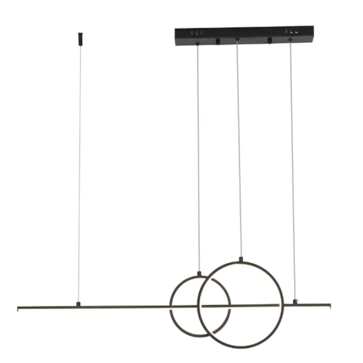 PENDENTE ANIMA 1XLED 3000K 32W 91X4X30CM METAL PRETO | BELLA ILUMINAÇÃO KA006B PENDENTE ANIMA 1XLED 3000K 32W 91X4X30CM METAL PRETO | BELLA ILUMINAÇÃO KA006B