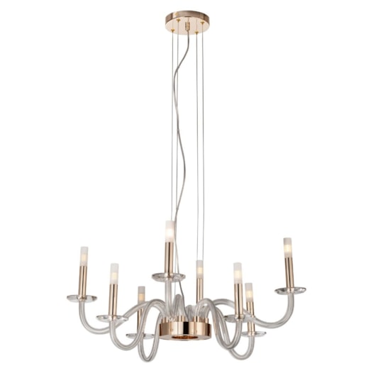 PENDENTE ANTIK 8XG9 5W BIVOLT 79CMX40CMX34CM METAL E VIDRO DOURADO | STUDIOLUCE PD1716DO PENDENTE ANTIK 8XG9 5W BIVOLT 79CMX40CMX34CM METAL E VIDRO DOURADO | STUDIOLUCE PD1716DO