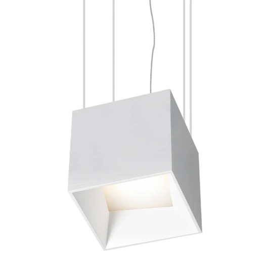 PENDENTE ARKITEK LED 3000K 9W BIVOLT 10,5X10,5X10CM ALUMÍNIO BRANCO | BELLA ILUMINAÇÃO NS1060W PENDENTE ARKITEK LED 3000K 9W BIVOLT 10,5X10,5X10CM ALUMÍNIO BRANCO | BELLA ILUMINAÇÃO NS1060W