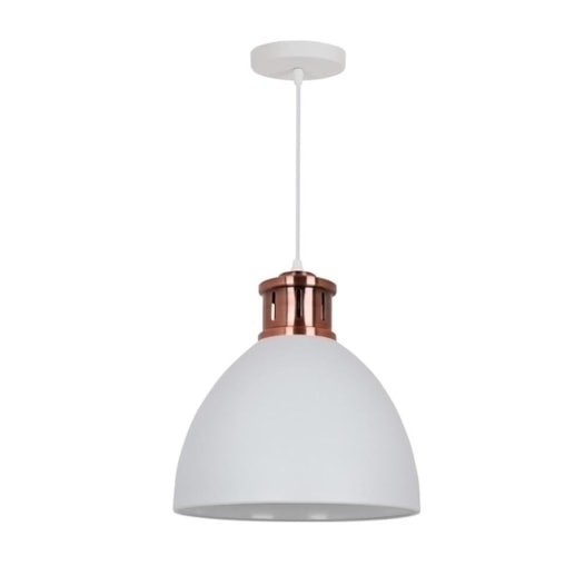 PENDENTE ASKIN 1XE27 40W BIVOLT 30X33,5CM METAL BRANCO | STUDIOLUCE QPD1161-BR PENDENTE ASKIN 1XE27 40W BIVOLT 30X33,5CM METAL BRANCO | STUDIOLUCE QPD1161-BR