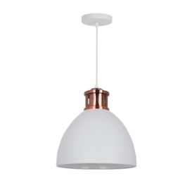 PENDENTE ASKIN 1XE27 40W BIVOLT 30X33,5CM METAL BRANCO | STUDIOLUCE QPD1161-BR PENDENTE ASKIN 1XE27 40W BIVOLT 30X33,5CM METAL BRANCO | STUDIOLUCE QPD1161-BR